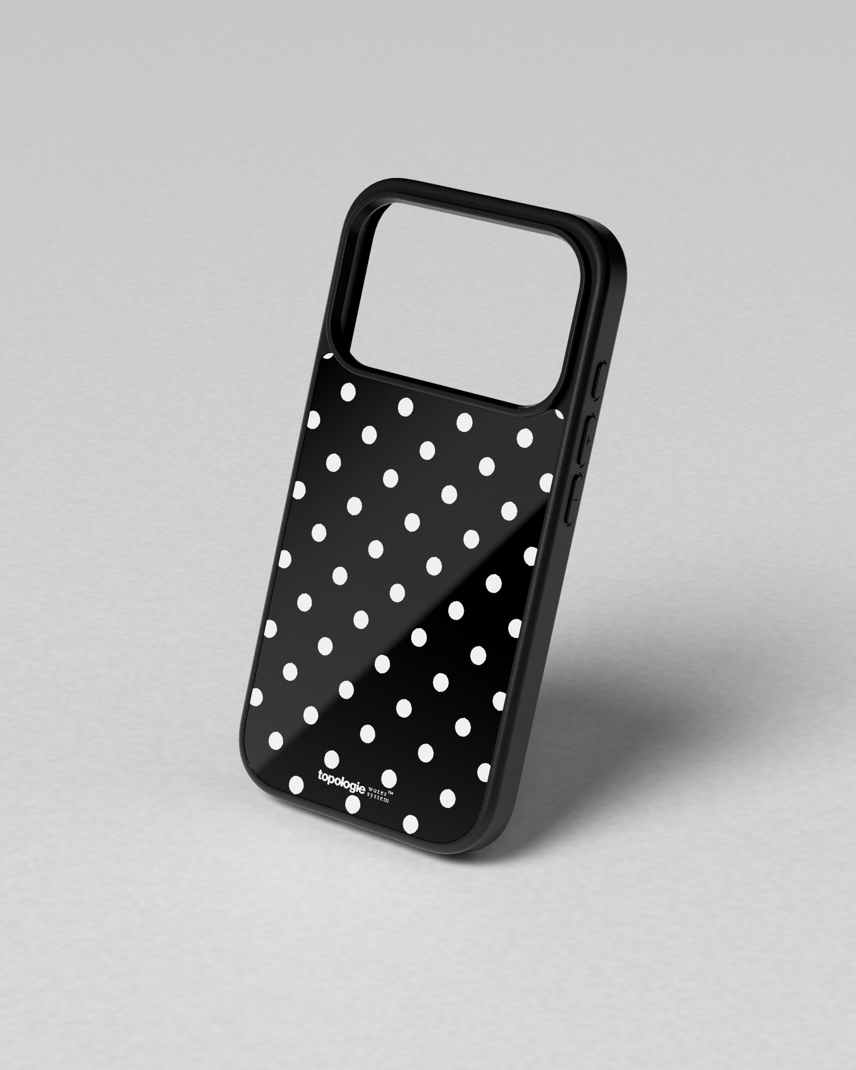 Siurana Phone Case / Mono Dots / White Polka / iPhone 17 Pro