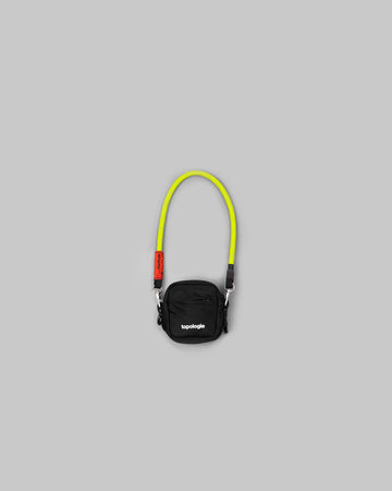 Mini Tinbox / Black / 8.0mm Wrist Strap Neon Yellow Reflective