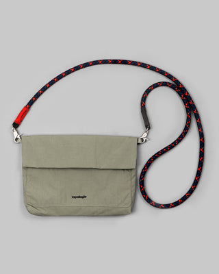 Musette Medium / Moss / 10mm Navy Orange