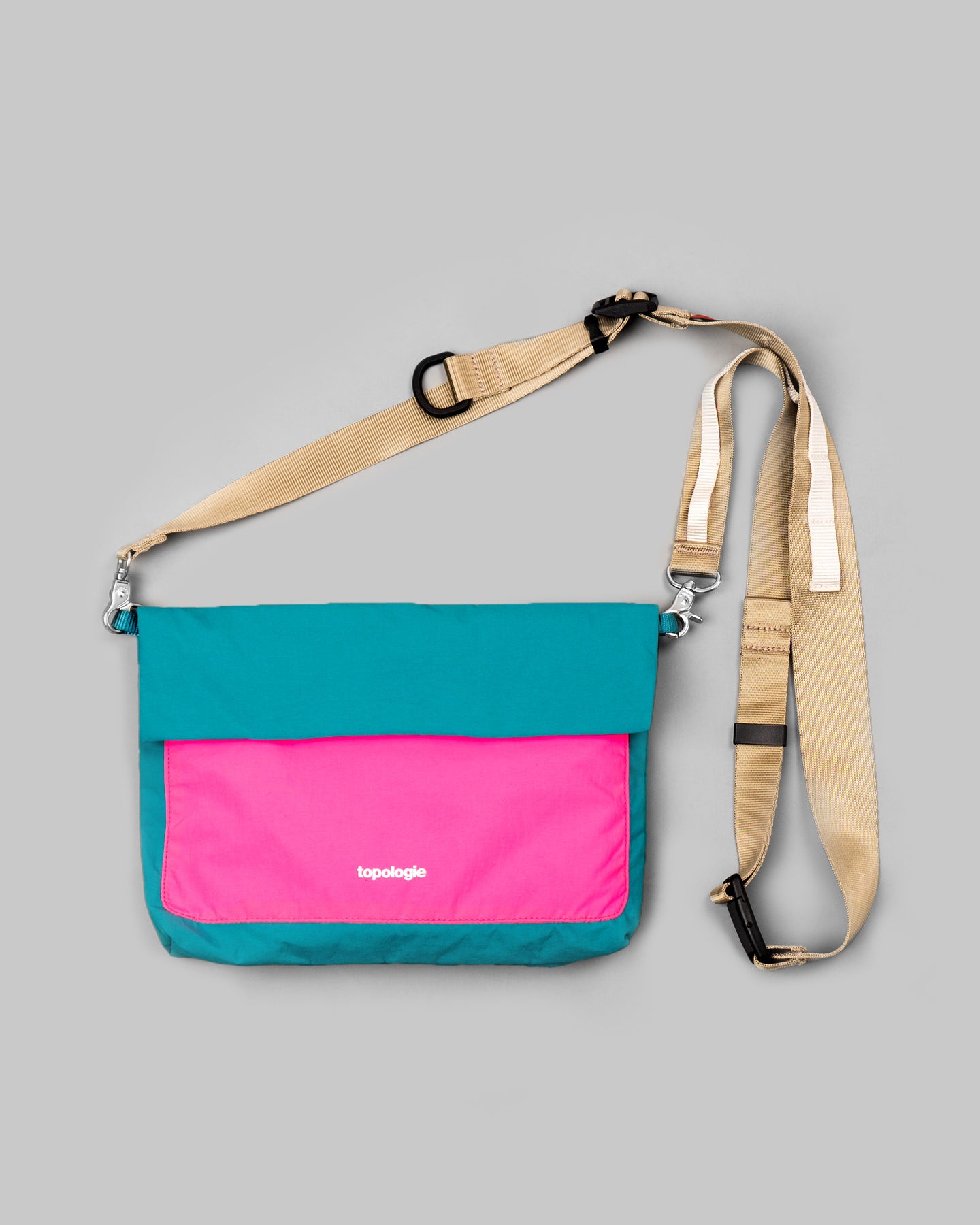 Musette Medium / Teal / Utility Sling Wide Khaki