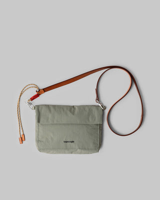 Musette Small / Moss (Papery) / Leather Strap / Natural