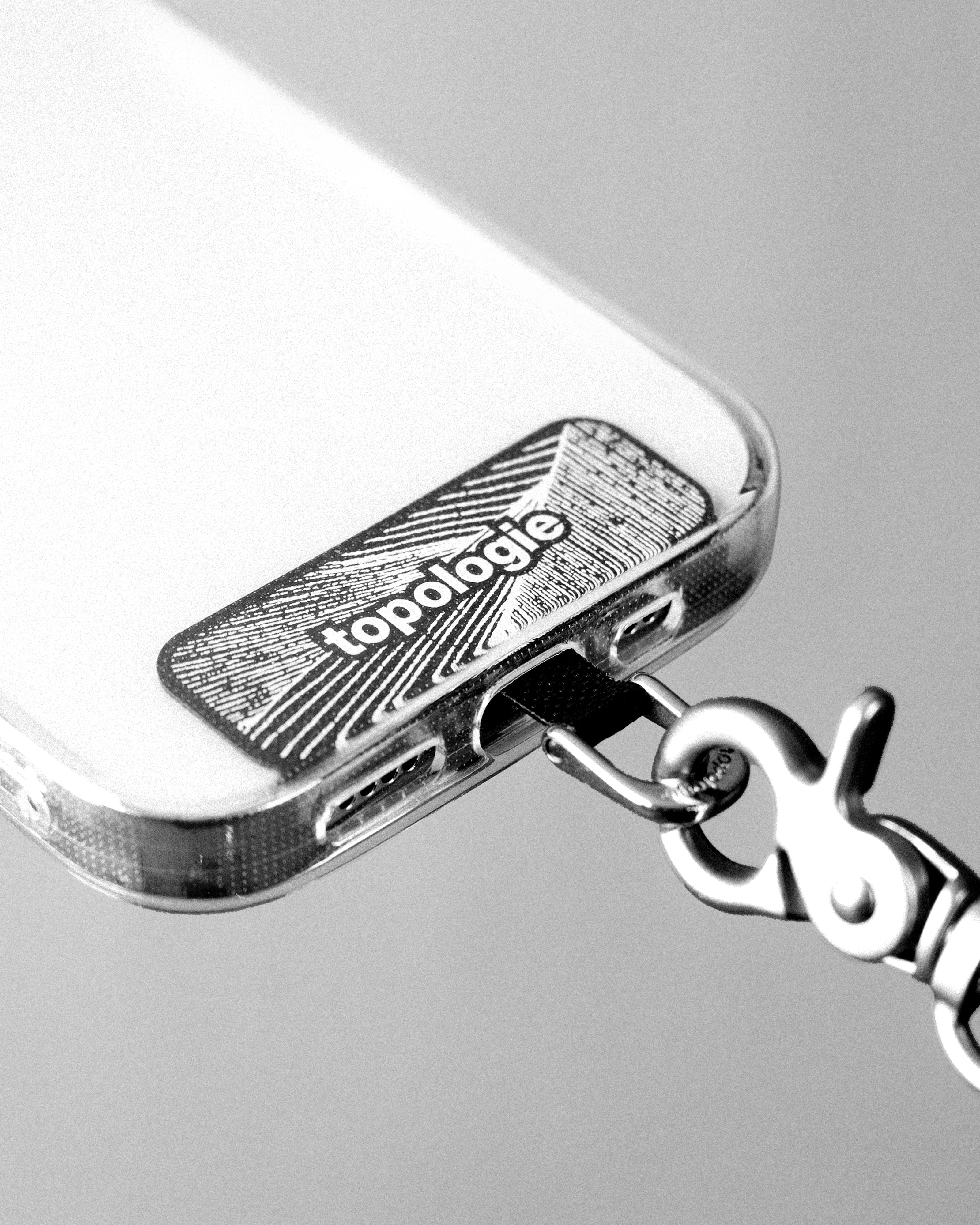 Phone Strap Adapter / Black / Bungee Wrist Strap / Black