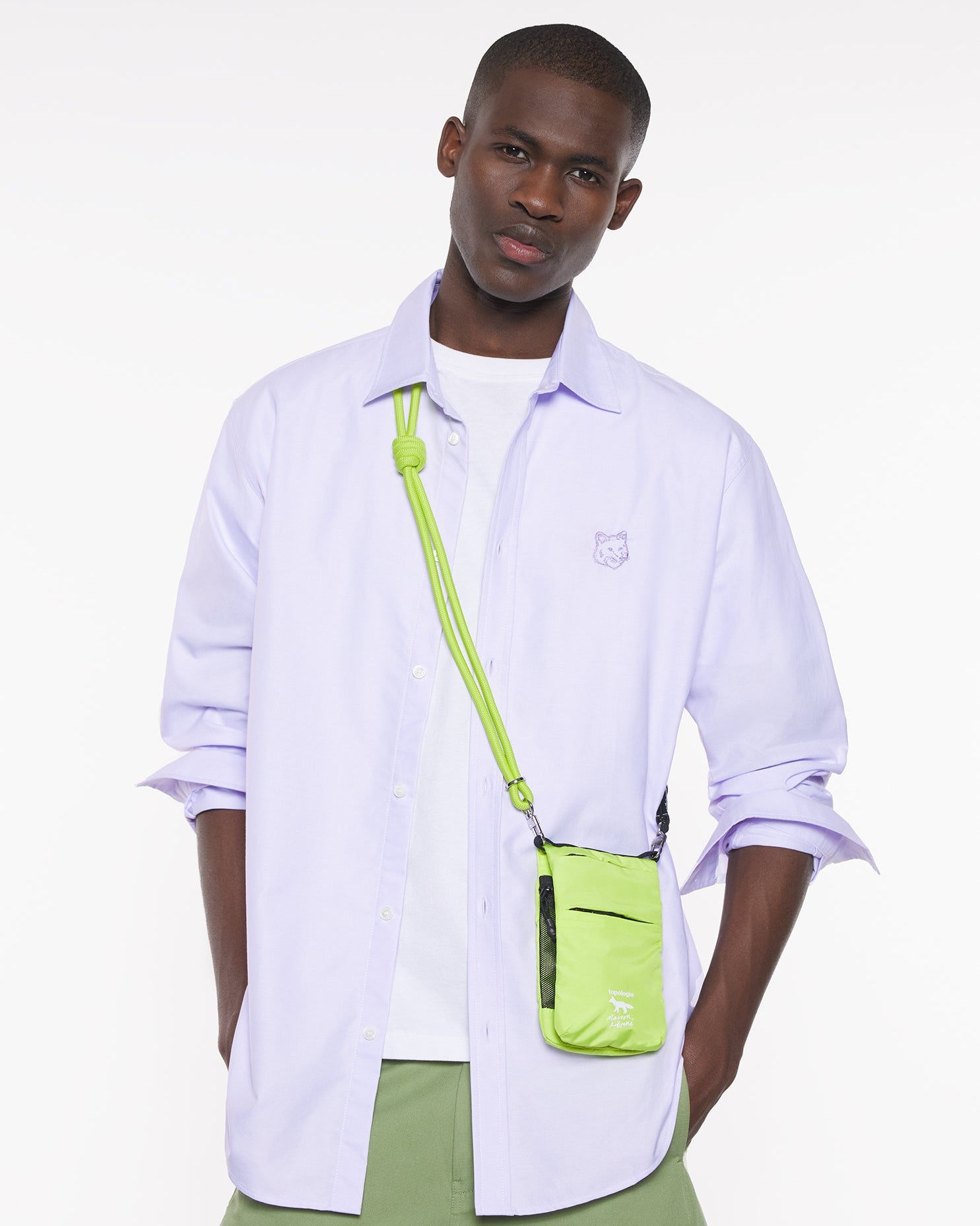 Maison Kitsuné x Topologie Phone Sacoche