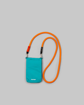 Phone Sacoche / Teal / 10mm Neon Orange