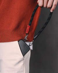 Verdon Phone Case / Dark Mirror / 8.0mm Wrist Strap Red Blue Lattice