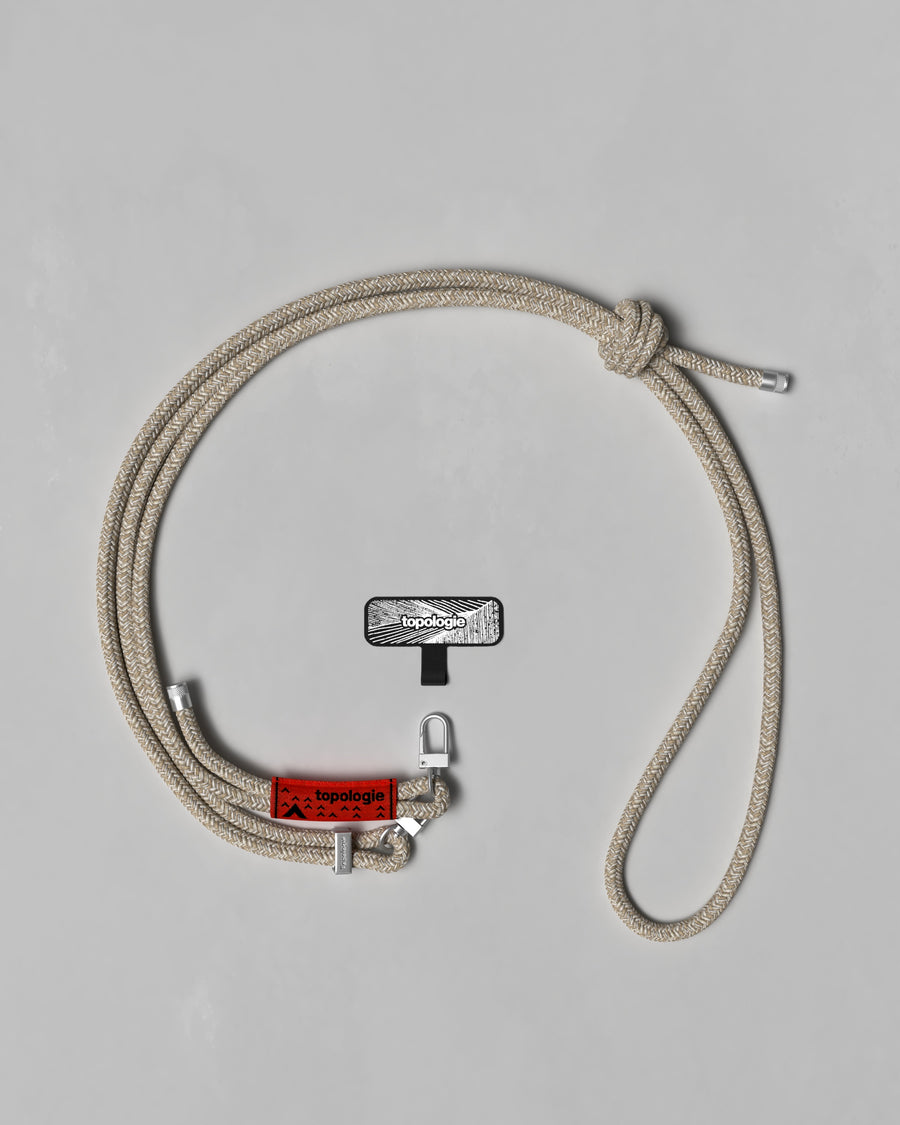 6.0mm Rope / Beige Melange + Phone Strap Adapter