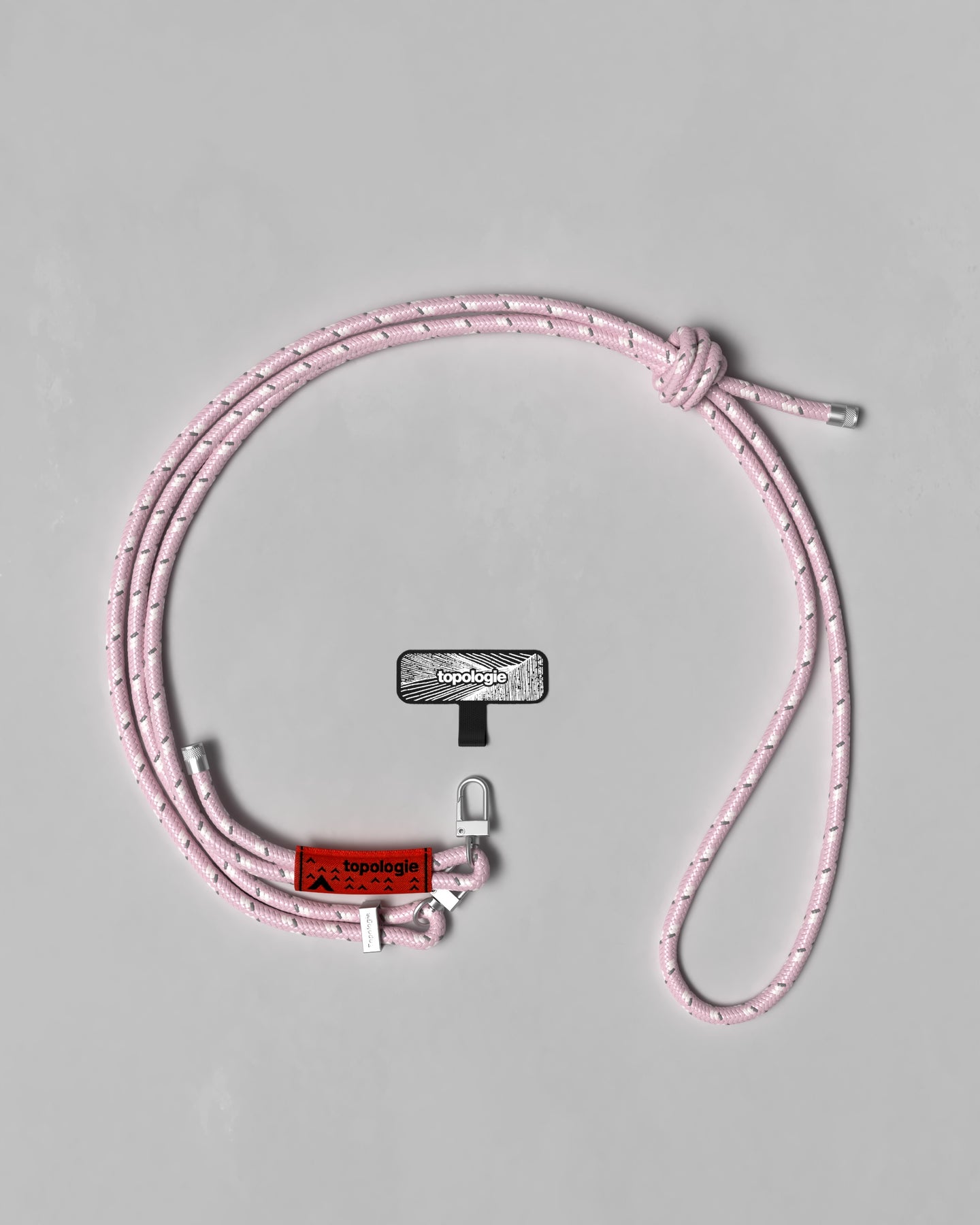 6.0mm Rope / Blush Reflective + Phone Strap Adapter