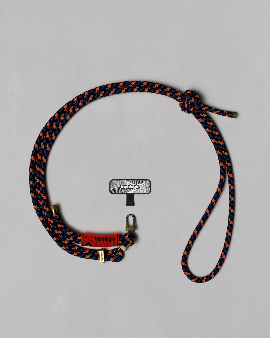 Phone Strap Adapter + 6.0mm Rope / Navy Orange