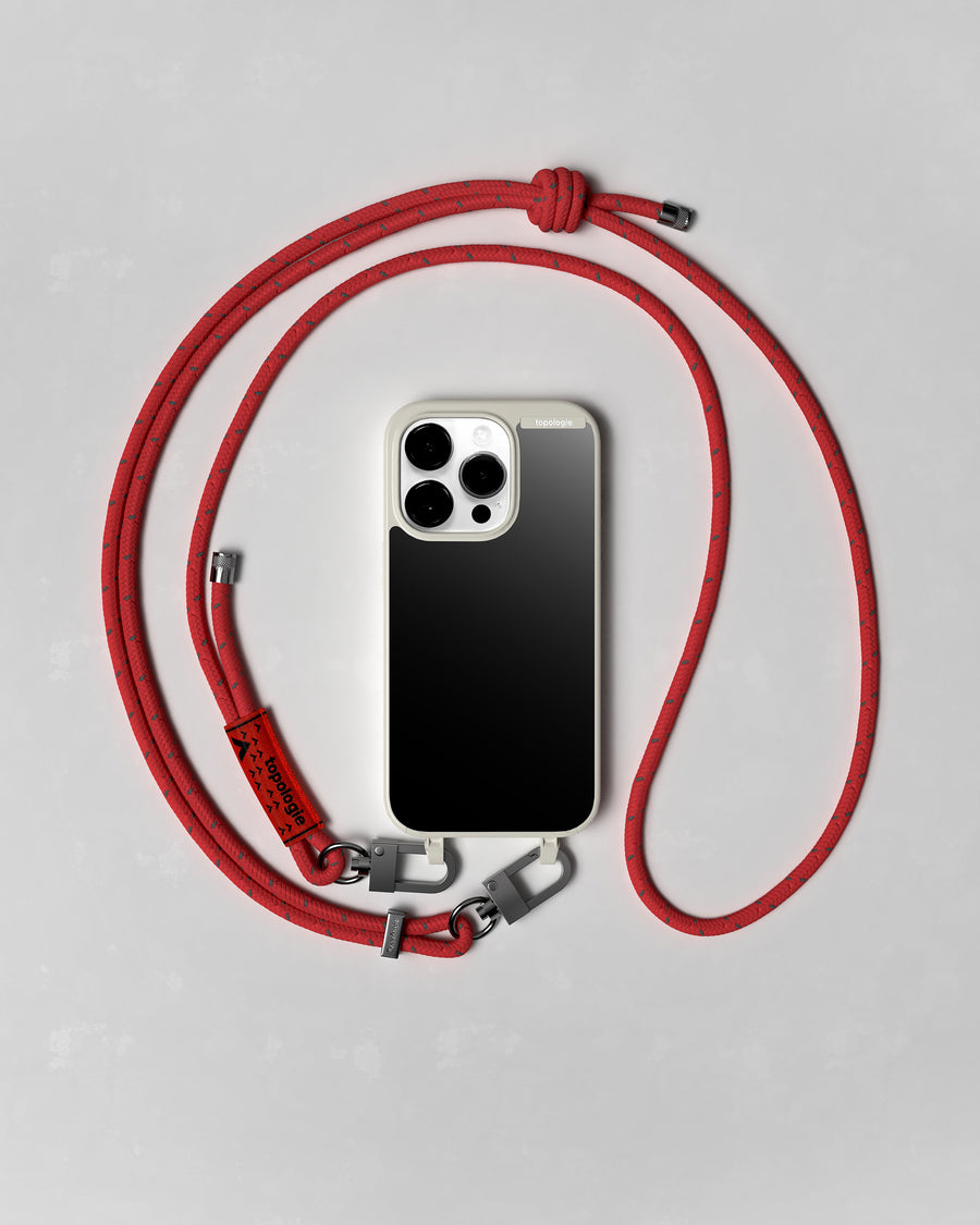 Bump Phone Case / Matte Moon / Black Mirror / 6.0mm Brick Reflective