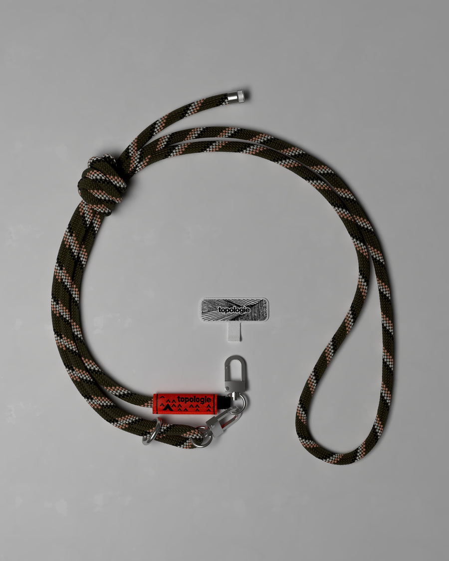 8.0mm Rope / Army Green + Phone Strap Adapter