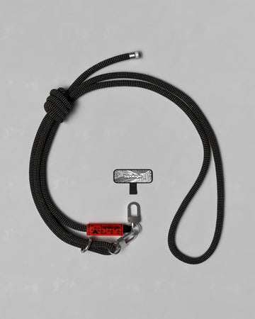 Phone Strap Adapter + 8.0mm Rope / Black Lattice