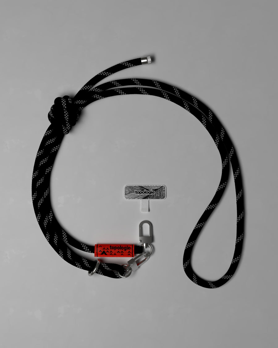 Phone Strap Adapter + 8.0mm Rope / Black Reflective