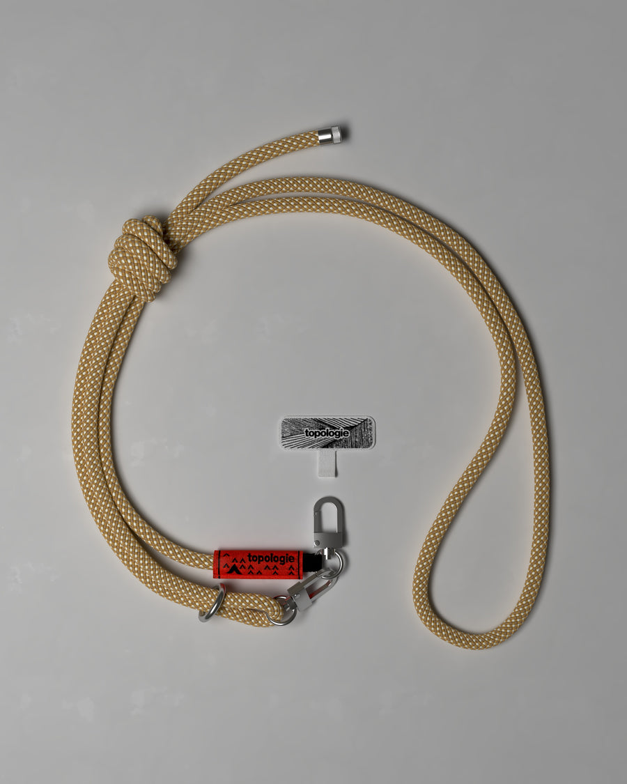 8.0mm Rope / Mustard Lattice + Phone Strap Adapter