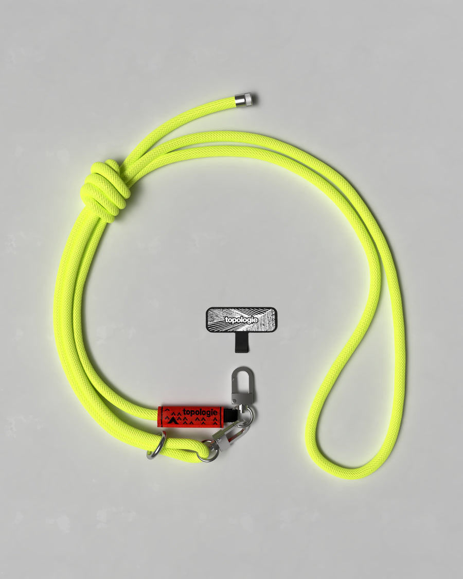 8.0mm Rope / Neon Yellow + Phone Strap Adapter