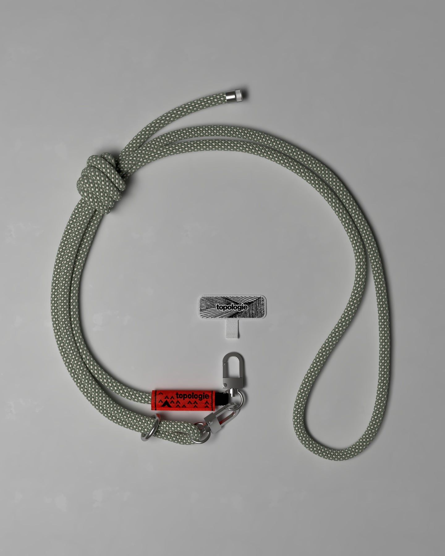 8.0mm Rope / Sage Lattice + Phone Strap Adapter