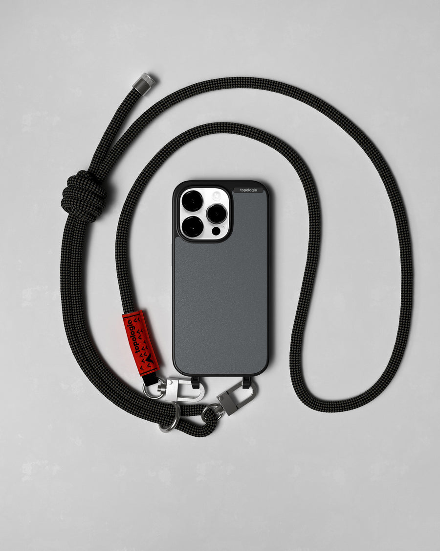 Bump Phone Case / Matte Black / Dark Grey / 8.0mm Black Lattice