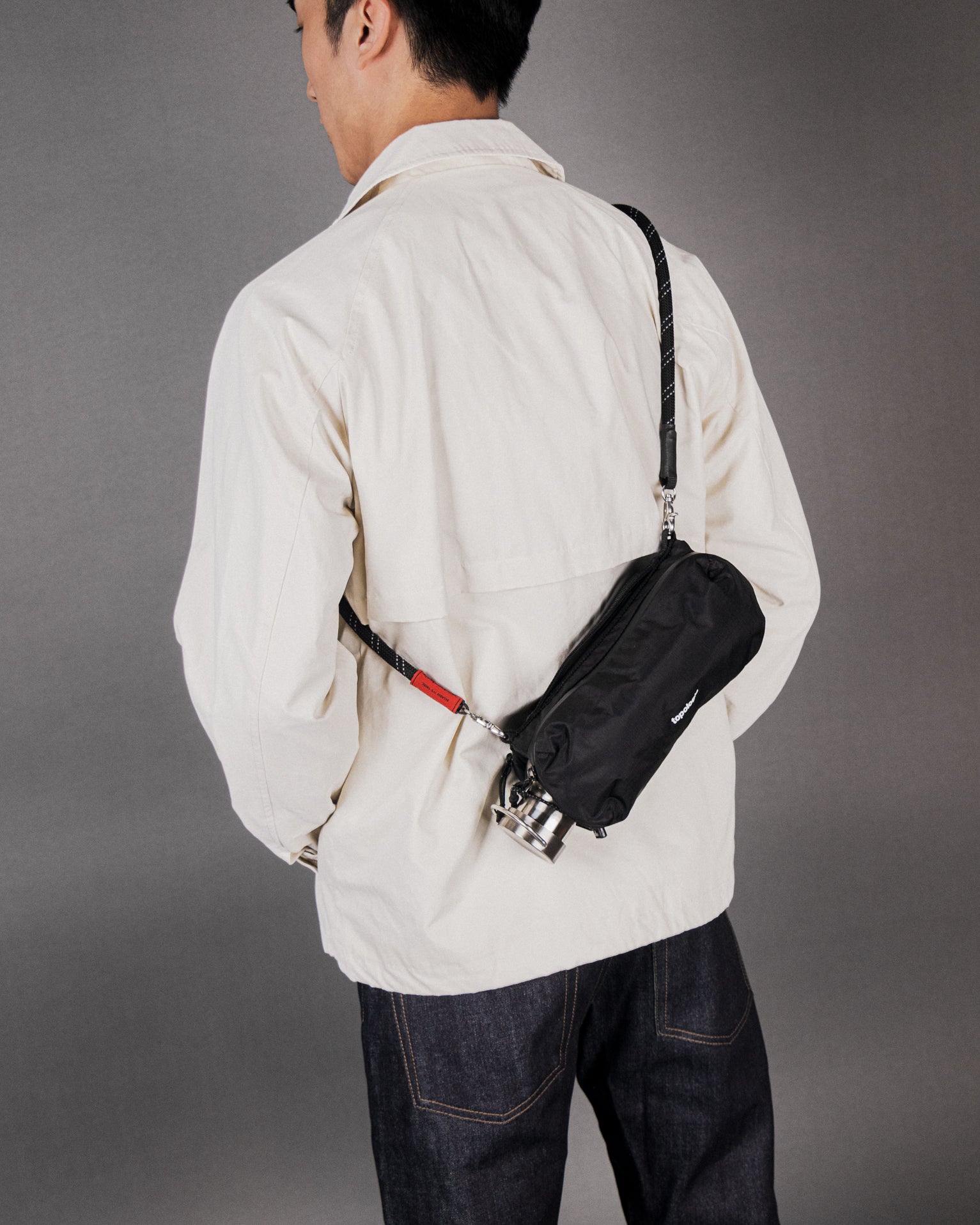 Bottle Sacoche / Dry Black / 8.0mm Black Lattice