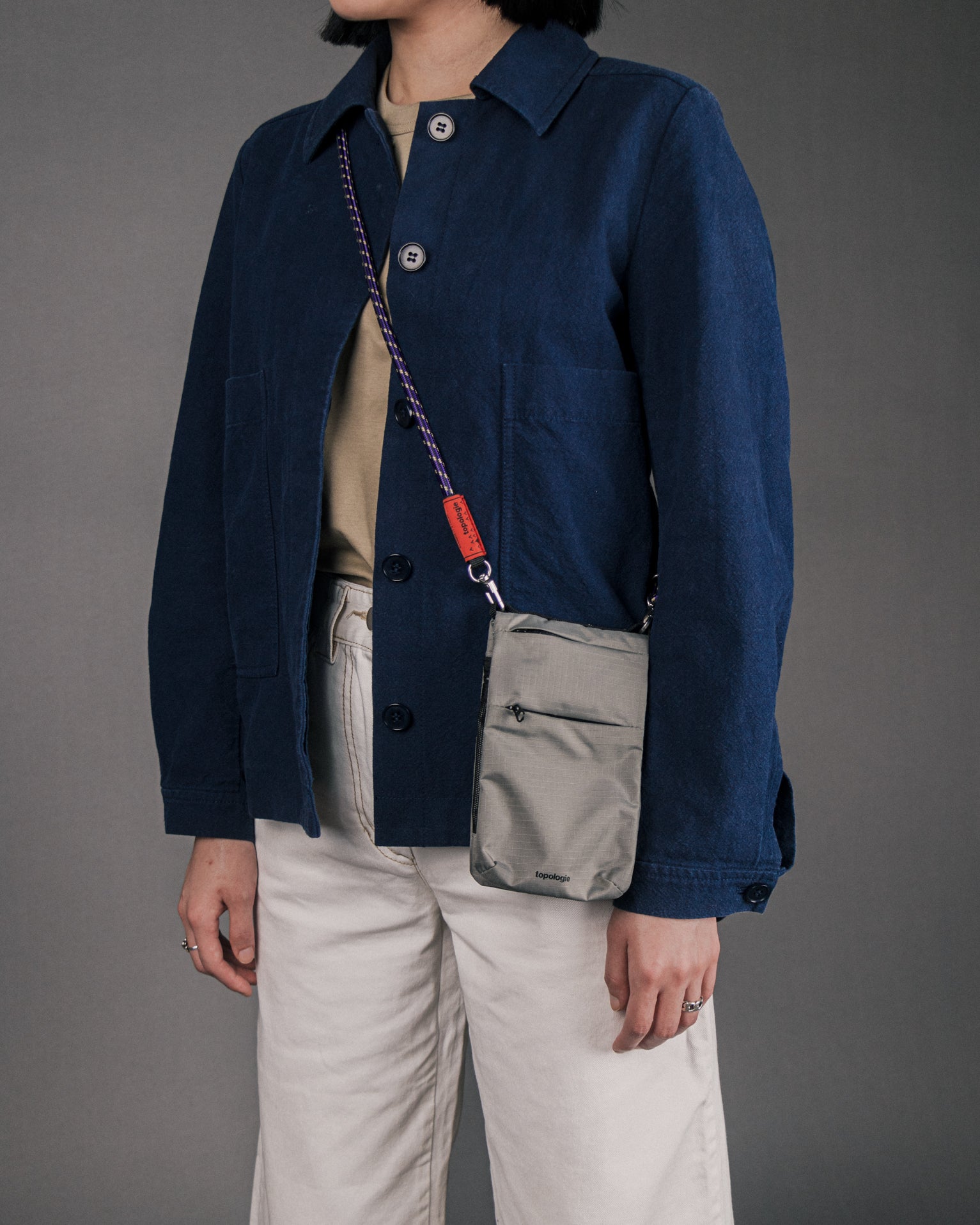 Phone Sacoche / Black / 8.0mm Black Lattice