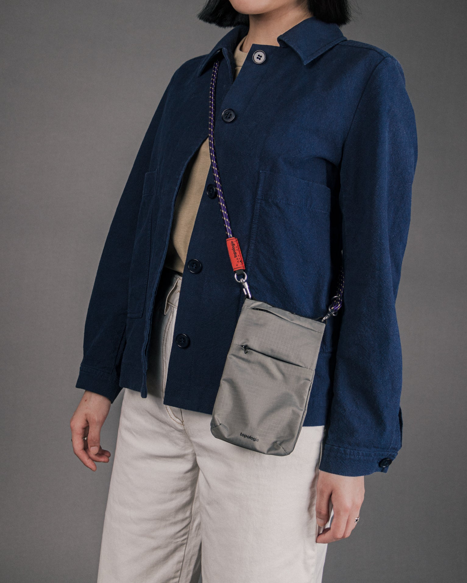 Phone Sacoche / Black / 8.0mm Black Lattice