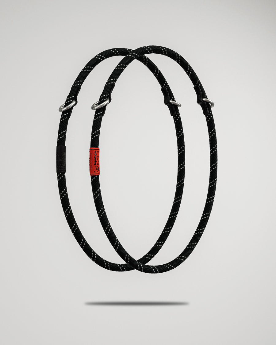 10mm Rope Loop / Black Reflective