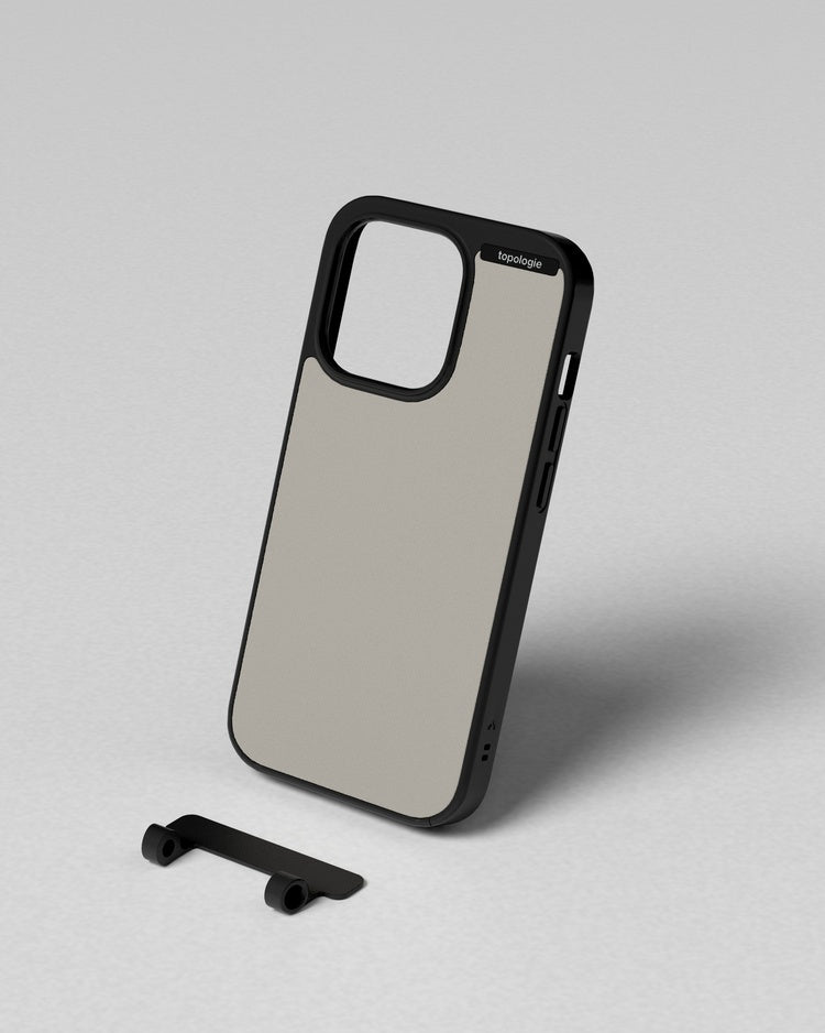 Bump Phone Case / Matte Black / Light Grey