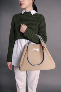 Loop Shopper / Moss / 10mm Sage Patterned