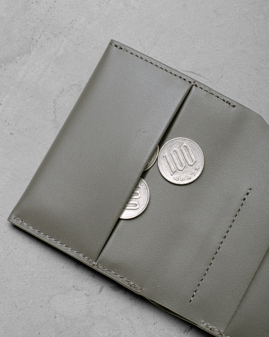 Slim Coin Wallet Grey