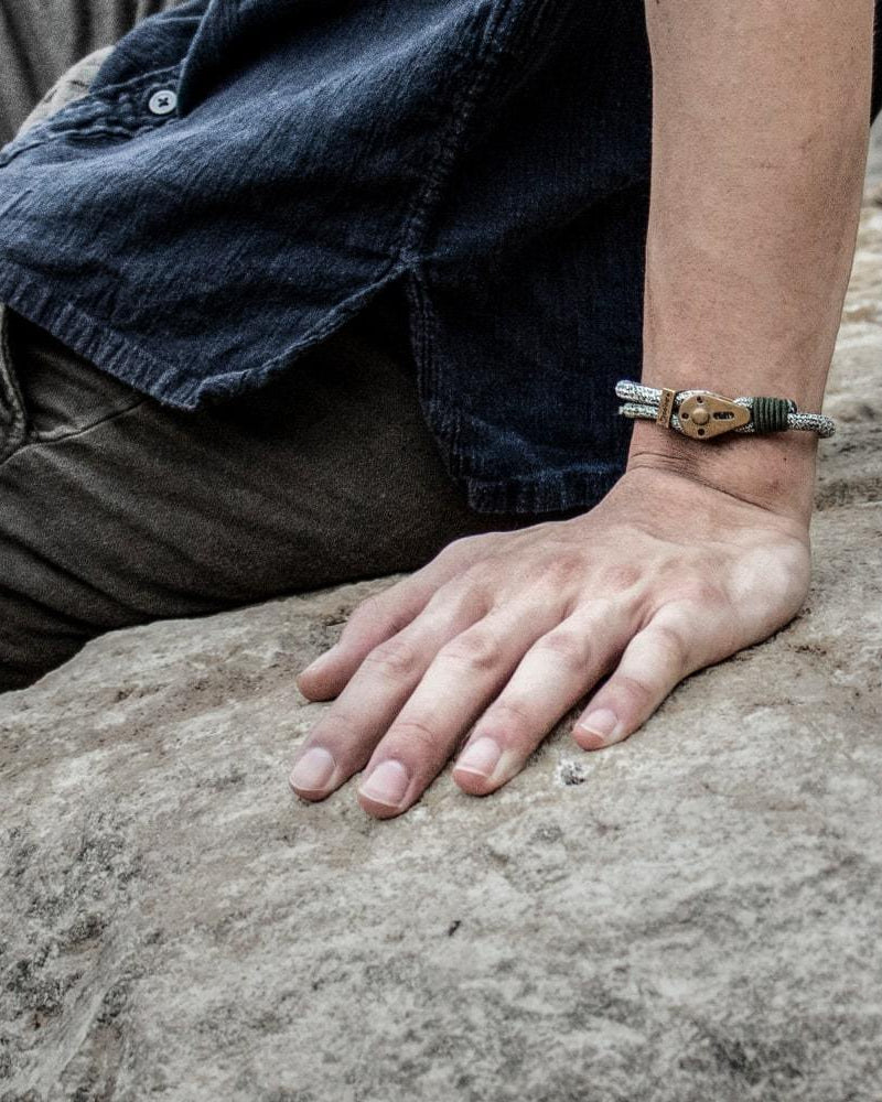 Yosemite / Green Melange / Raw Brass