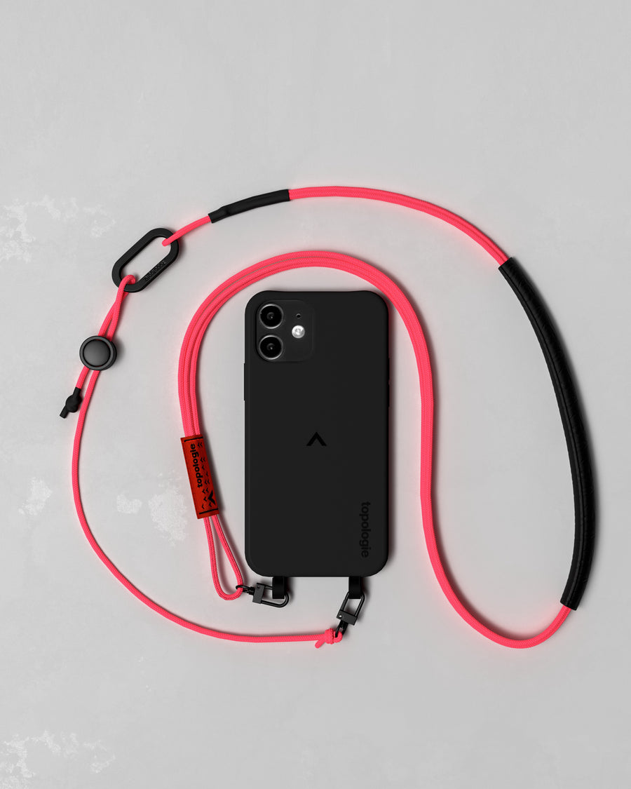 Dolomites Phone Case / Black / 3.0mm Neon Pink