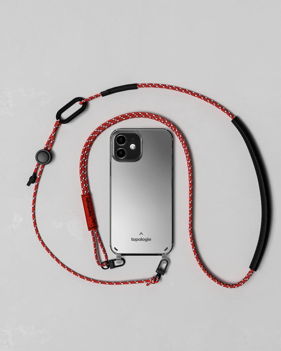 Verdon Phone Case / Dark Mirror / 3.0mm Red Patterned