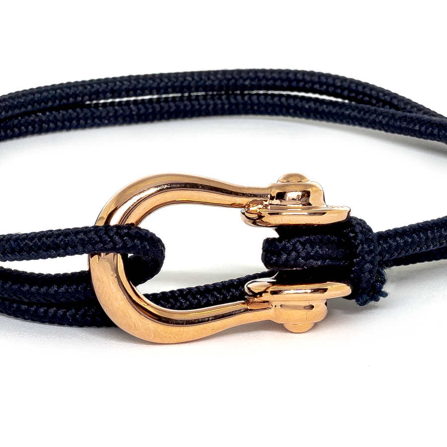 Kalymnos / Navy Solid / Rose Gold