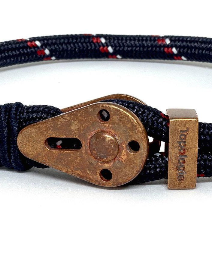 Yosemite / Navy Patterned / Raw Brass