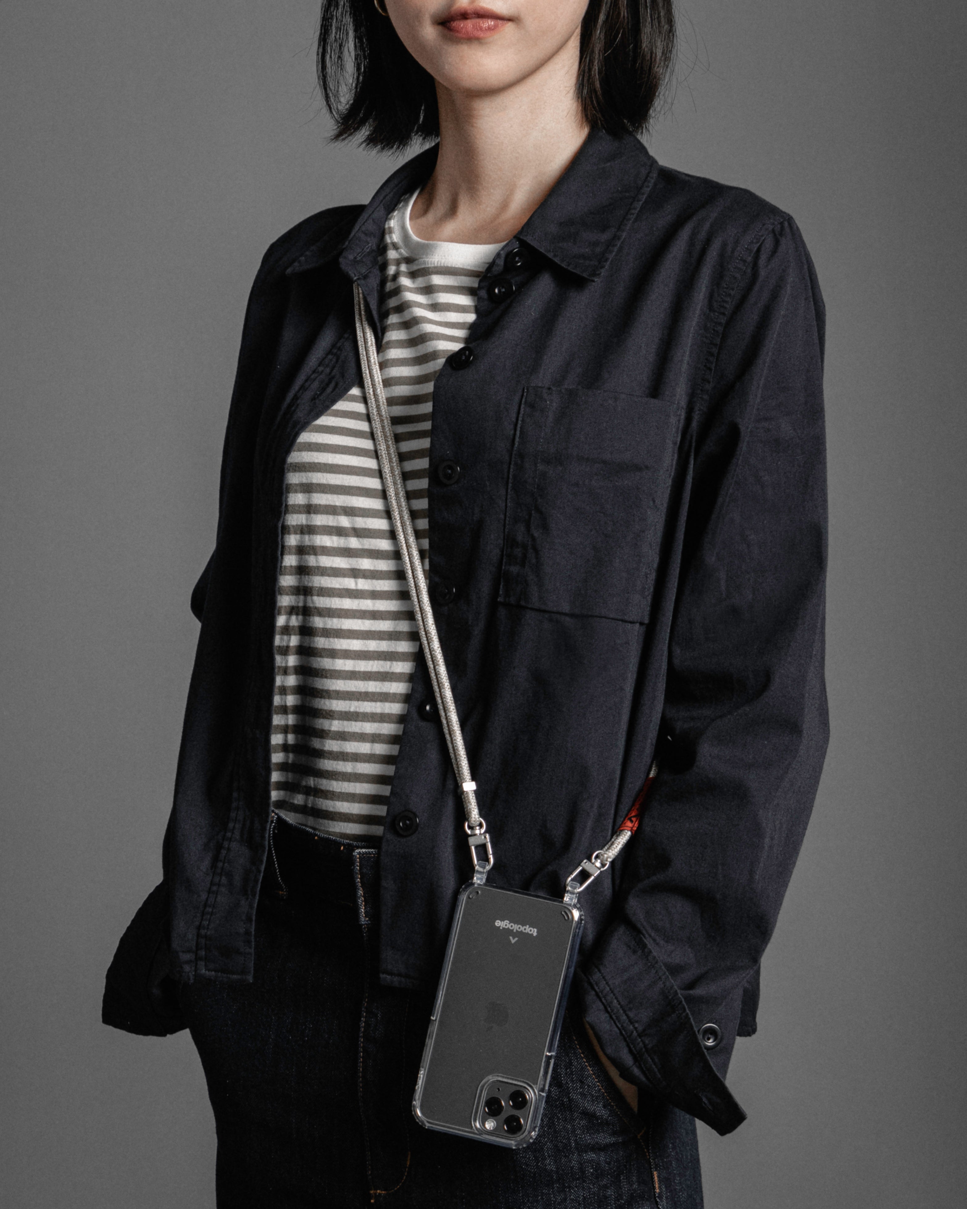 Verdon Phone Case / Clear / 6.0mm Beige Melange