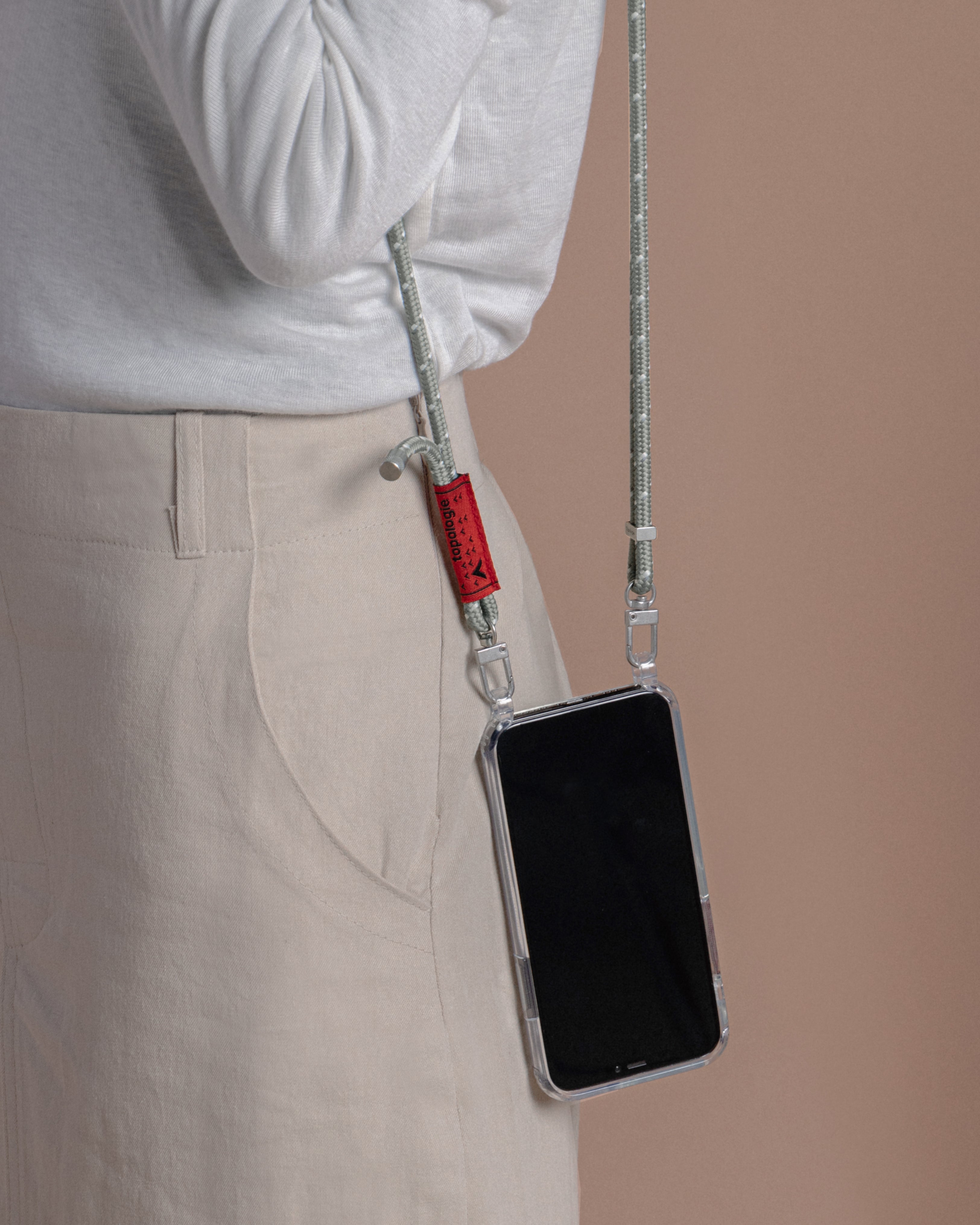 Verdon Phone Case / Clear / 6.0mm Sage Reflective