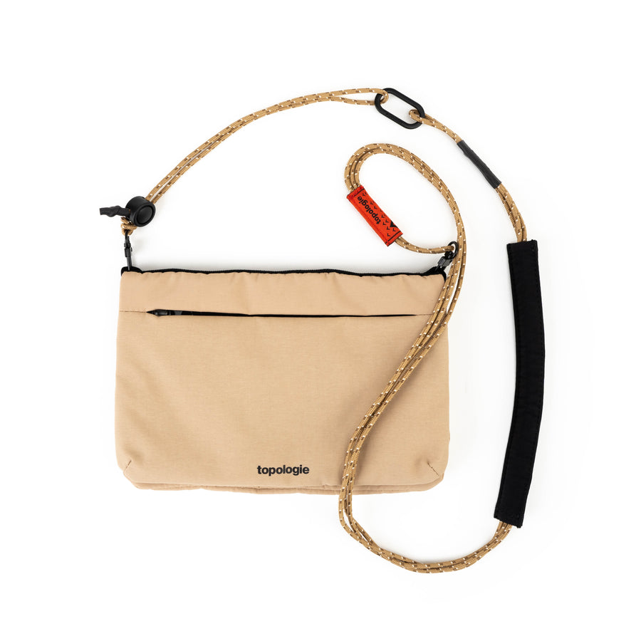 Wares Flat Sacoche / Sand / 3.0mm Khaki Patterned
