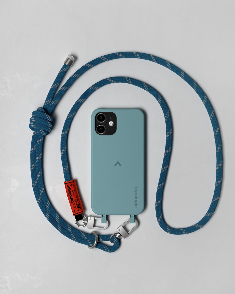Dolomites Phone Case / Teal / 8.0mm Aqua Reflective