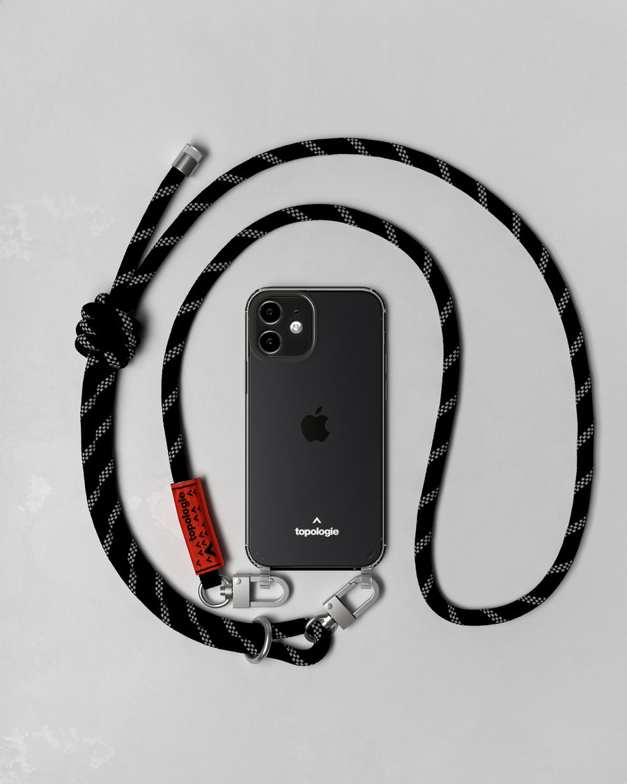 Verdon Phone Case / Clear / 8.0mm Black Reflective