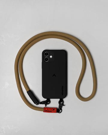 Dolomites Phone Case / Black / 10mm Khaki Solid