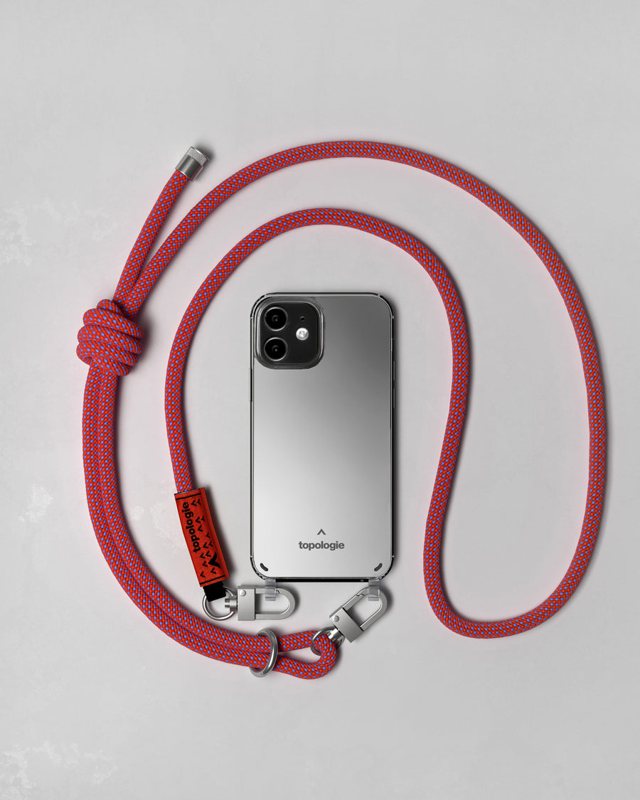 Verdon Phone Case / Dark Mirror / 8.0mm Red Blue Lattice