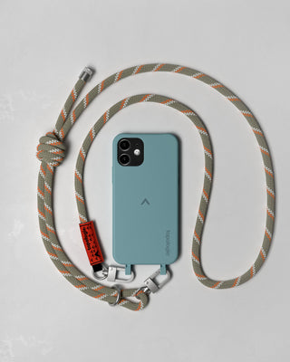 Dolomites Phone Case / Teal / 8.0mm Sage Patterned