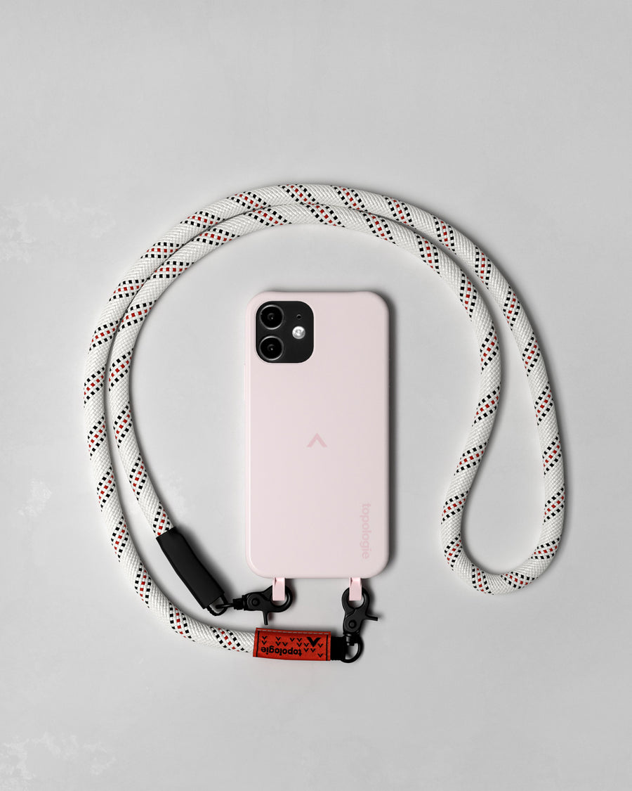 Dolomites Phone Case / Blush / 10mm White Patterned